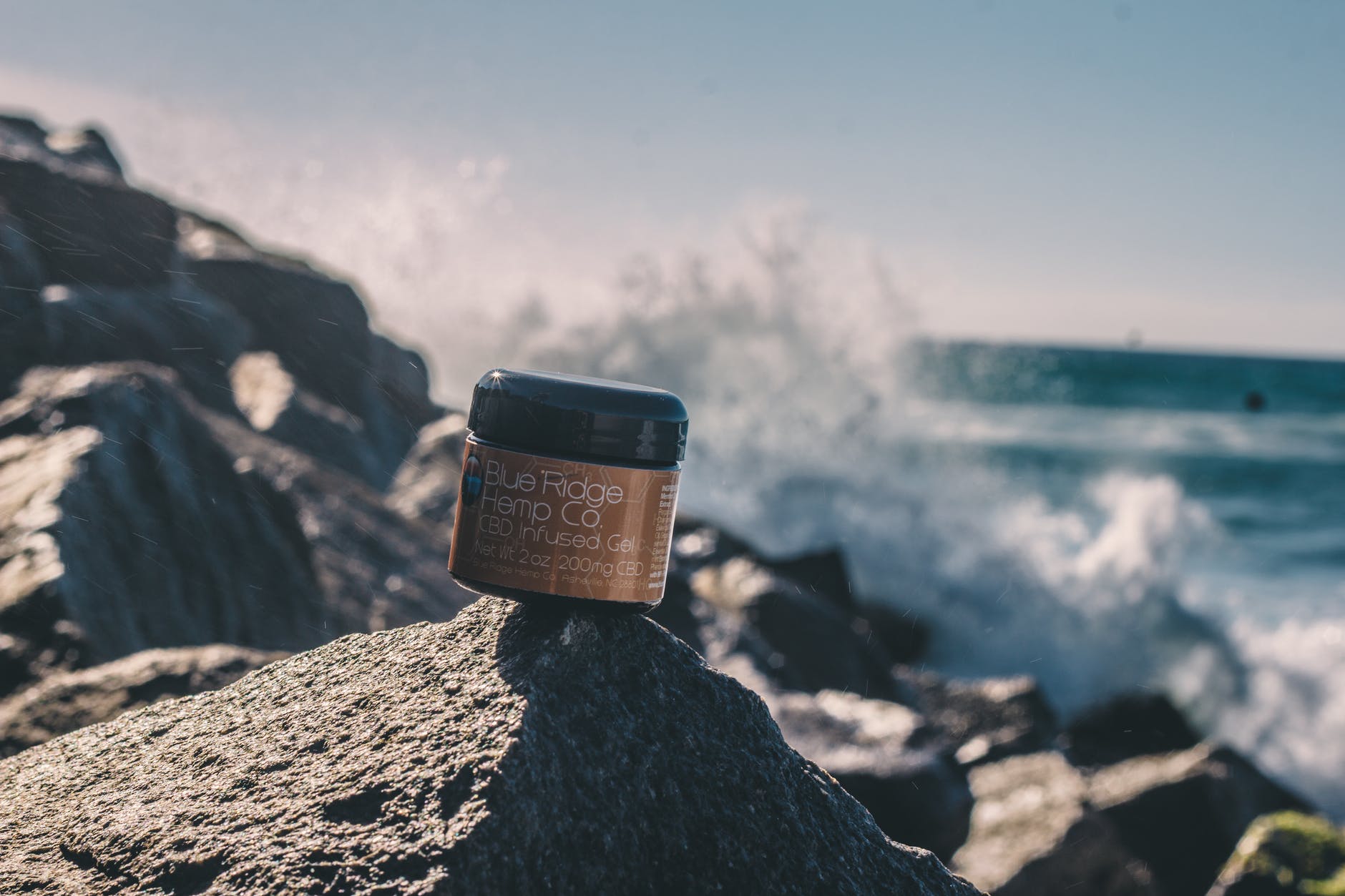 brown and black plastic container