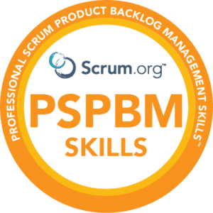 Ticket para el Professional Scrum Product Backlog Management Skills