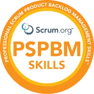 Ticket para el Professional Scrum Product Backlog Management Skills